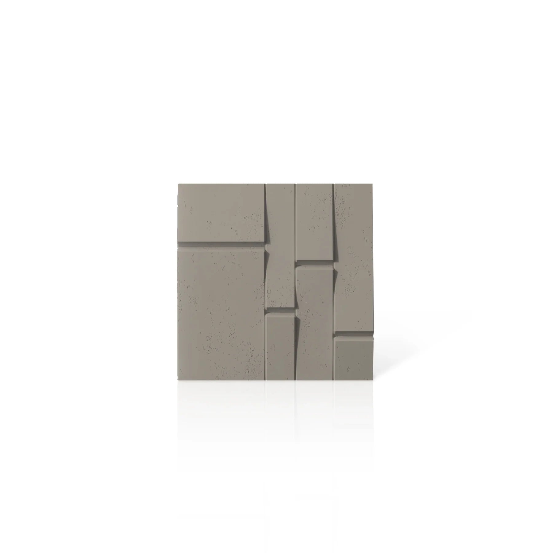 3D Concrete Wall Panels BREAK OUT colour swatch on white background DecorMania.eu